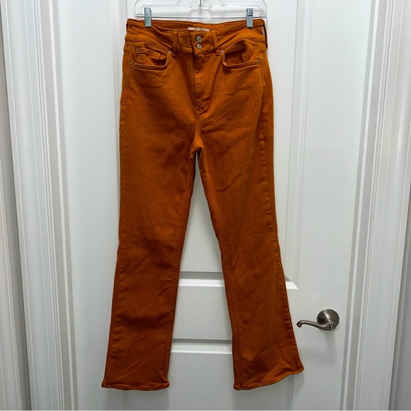 We the Free Free People Orange Shayla Jeans - Picture 4 of 9